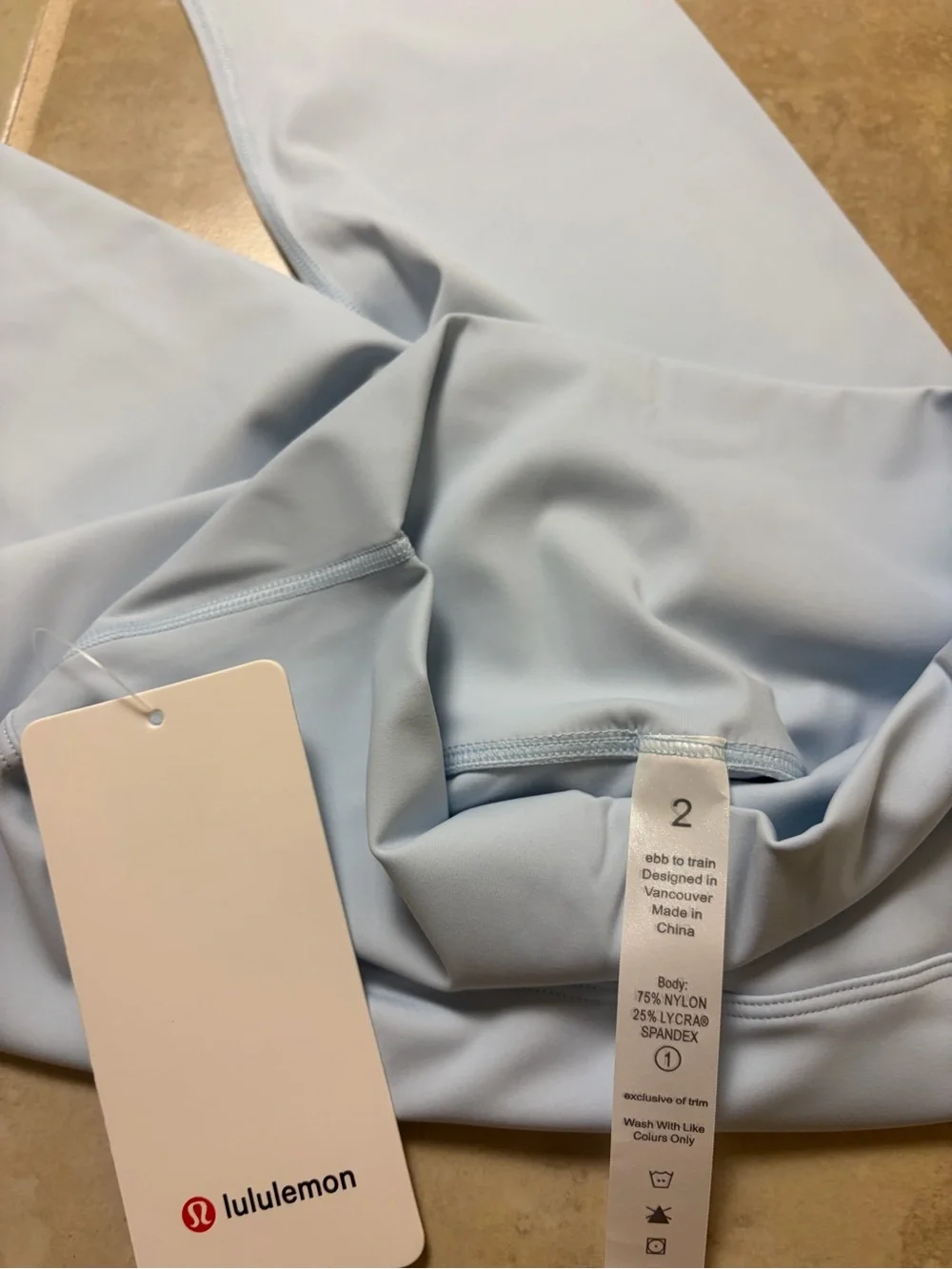 Lululemon Blue Define Jacket and Leggings Matching Set Size 2
